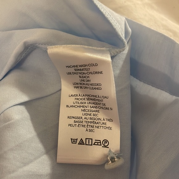 NWT Anthropologie Short Sleeve Scoop Neck Cotton Blouse, size S - Picture 8 of 9